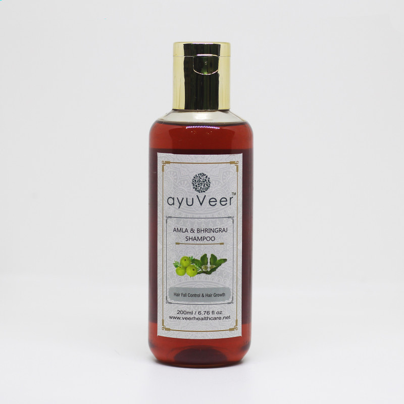ayuveer Cleansing and Nourishing Amla and Bhringraj Hair Shampoo 200ml(200 ml)