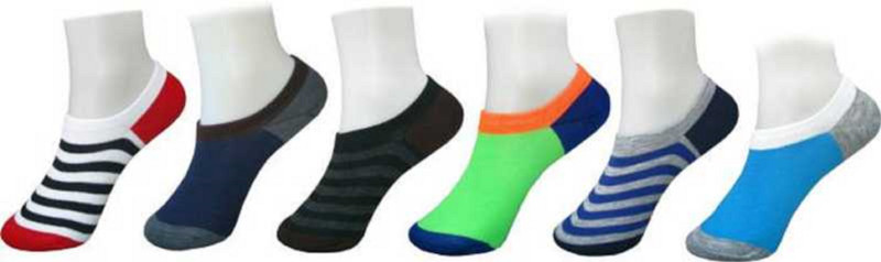 kiyo Men & Women Solid Peds/Footie/No-Show(Pack of 6)