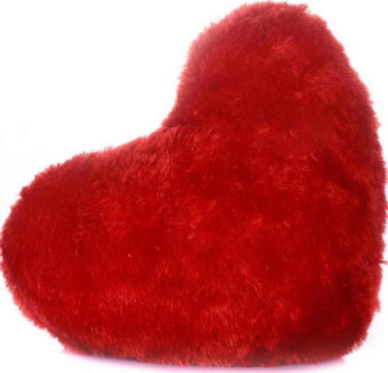 hasya big store Lovely Heart , cushions, Gift, Gift for Someone Special, Imported Fabric  - 25 cm(Red)