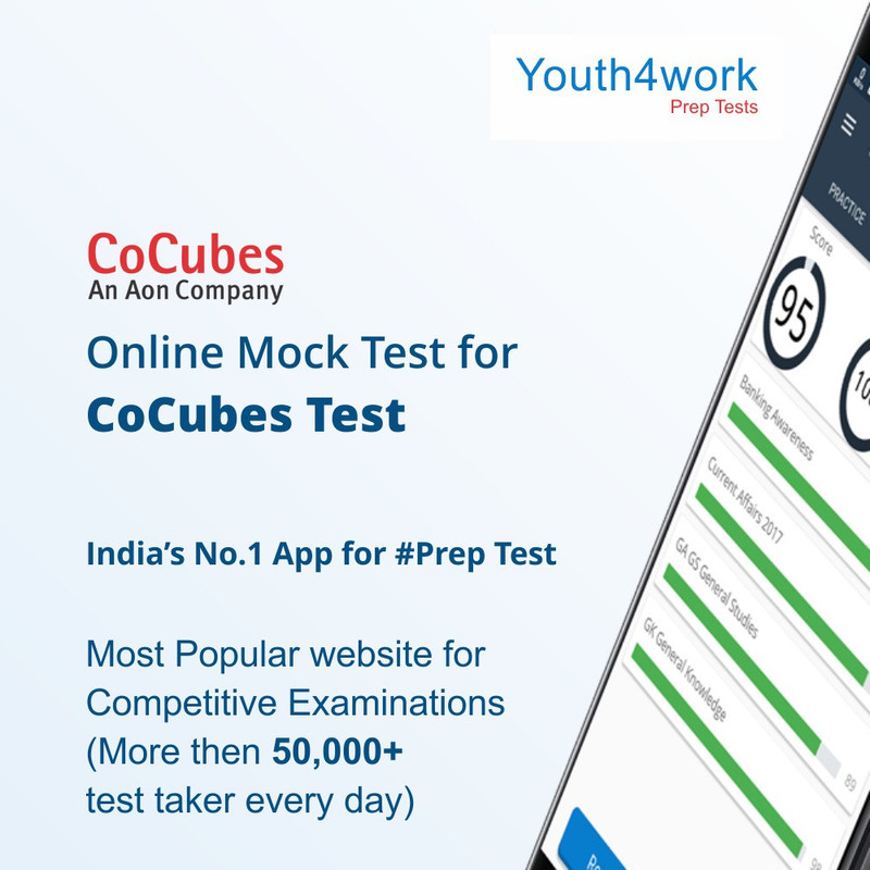 youth4work cocubes exam online mock test 1 month subscription voucher no cd website android ios application buy online in barbados at barbados desertcart com productid 157138653