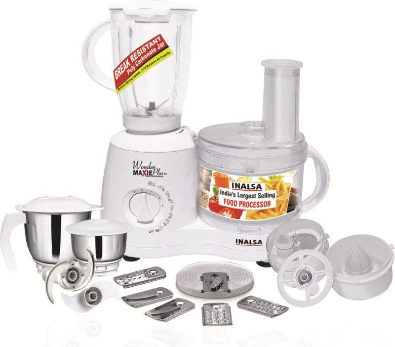 Inalsa Wonder Maxie Plus V2 700 W Food Processor(White)