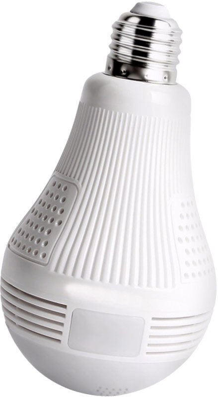 effulgent 360° 1080P View WiFi IP Bulb Camera with FishEye Lens 360 Degree 3D VR Panoramic View Home Security CCTV Camera Wireless Security Camera(4 Channel)