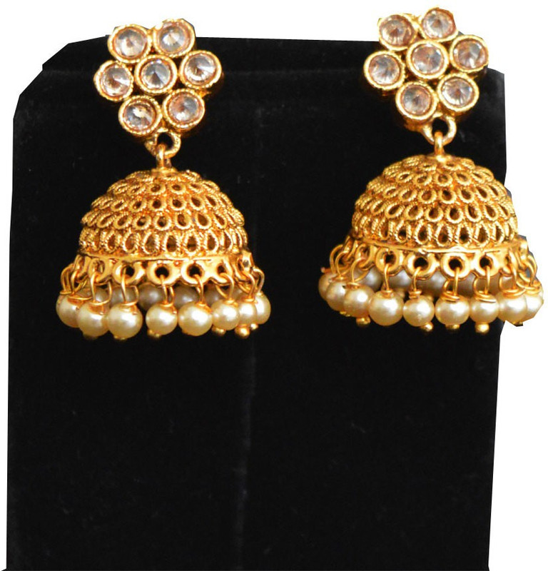 kaurz crown Stone Jewel Set(Gold)