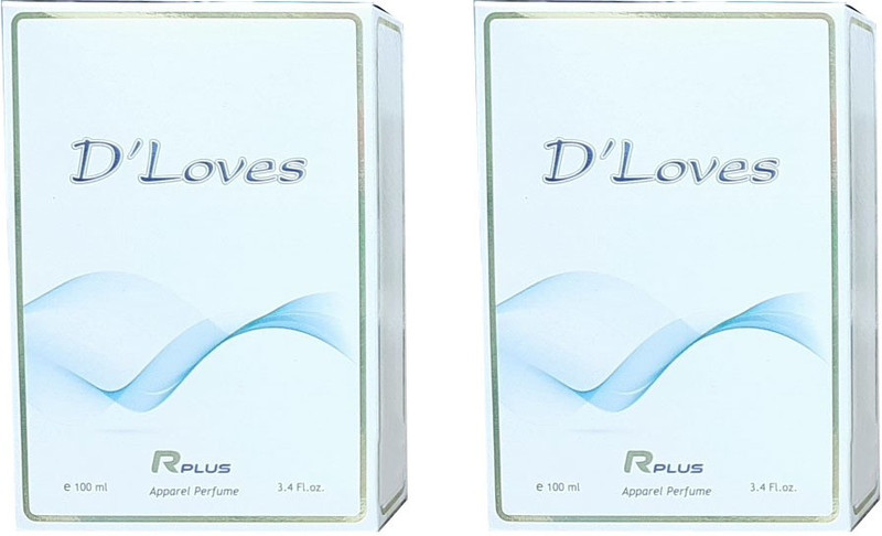 rplus D'LOVES (PACK OF 2) Perfume  -  200 ml(For Men & Women)
