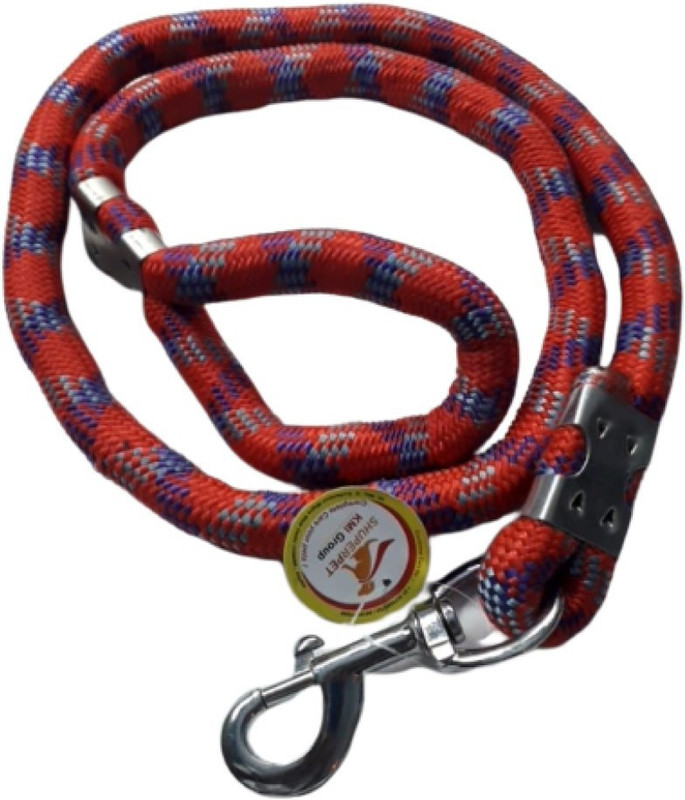 shuperpet shuperpet round rope leash large length 152 cm Dog Cord Leash(Red, Blue)