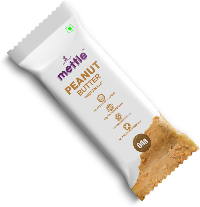 mettle Peanut Butter Protein Bar 60g Protein Bars(60 g, Peanut Butter)