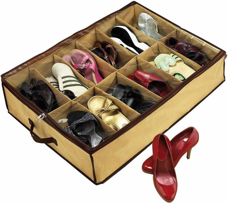 mangukiya tac fab 1 Plastic Shoe Rack(Brown, 12 Shelves)