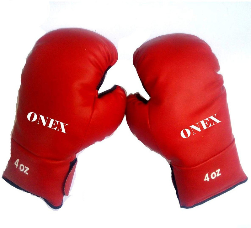 ONEX Light Weight Sports Pair Boxing Glove for Kids Boxing Gloves(Red)