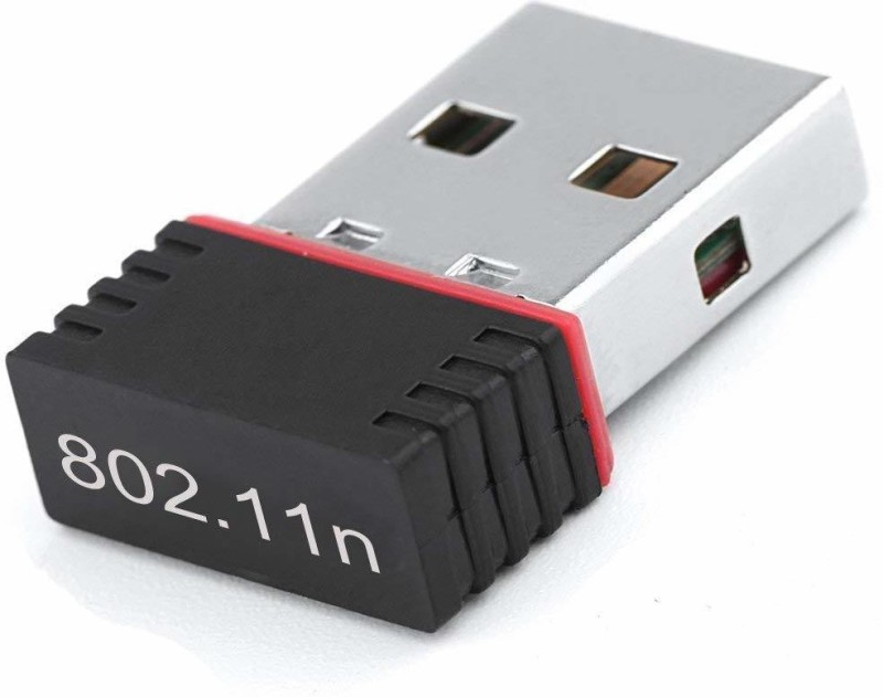 vivo Portable High Speed Long range Nano Wifi Dongle USB Adapter(Black)