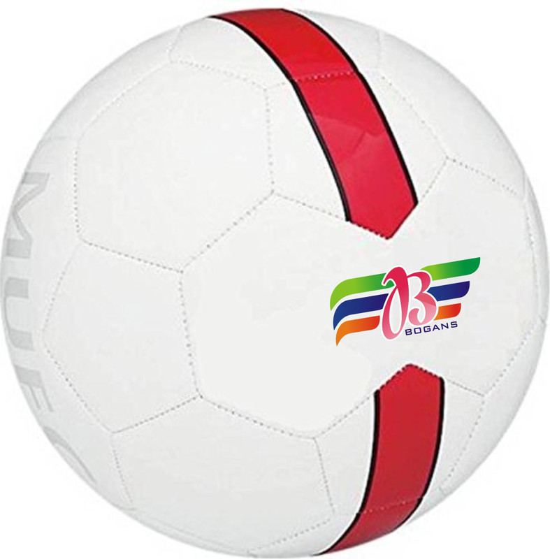 bogan mutd-white-pvc-football-size-5 Football - Size: 5(Pack of 1, White)