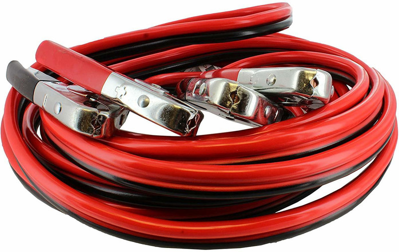 RHONNIUM ® Booster Jumper Cables 4Ga x 18ft Medium Duty with Reverse Protection Digital 7 ft Battery Jumper Cable(Pack of 1)
