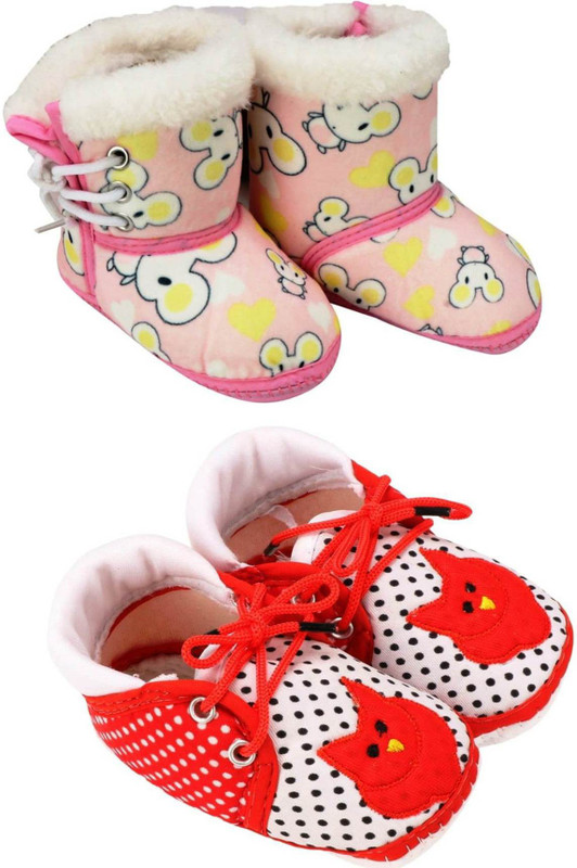 aroraonlinetraders Aroraonlinetraders Kid's Multicolor Casual Shoes Booties(Toe to Heel Length - 10 cm, Multicolor)