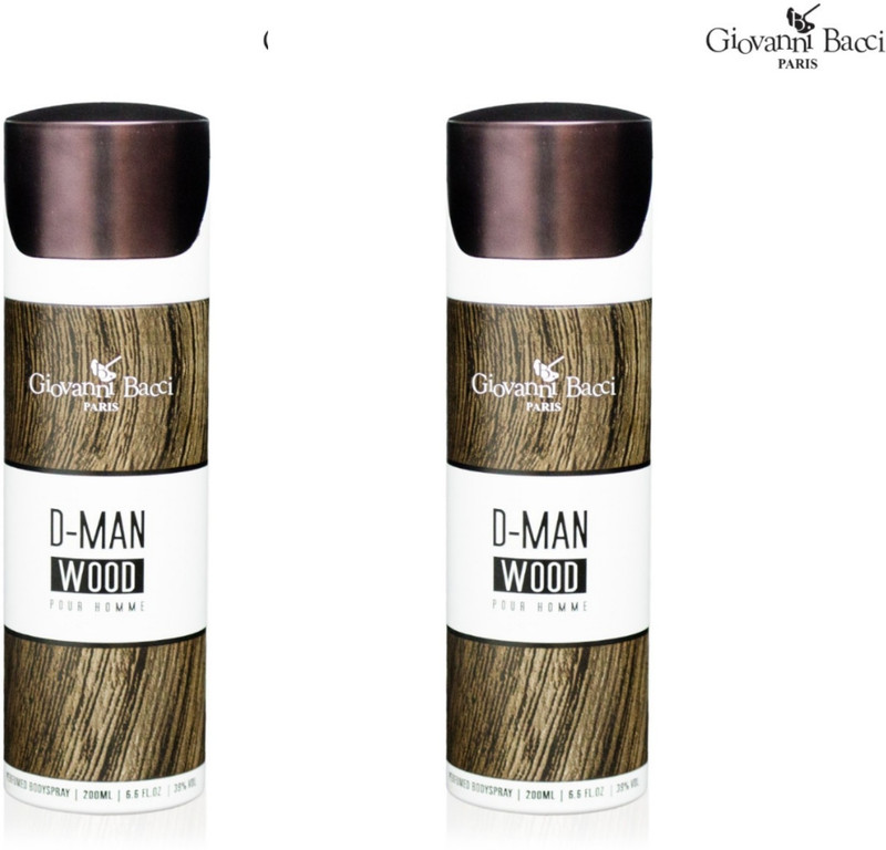 dingbang Giovanni bacci paris Perfume Body Spray  -  For Men(400 ml, Pack of 2)