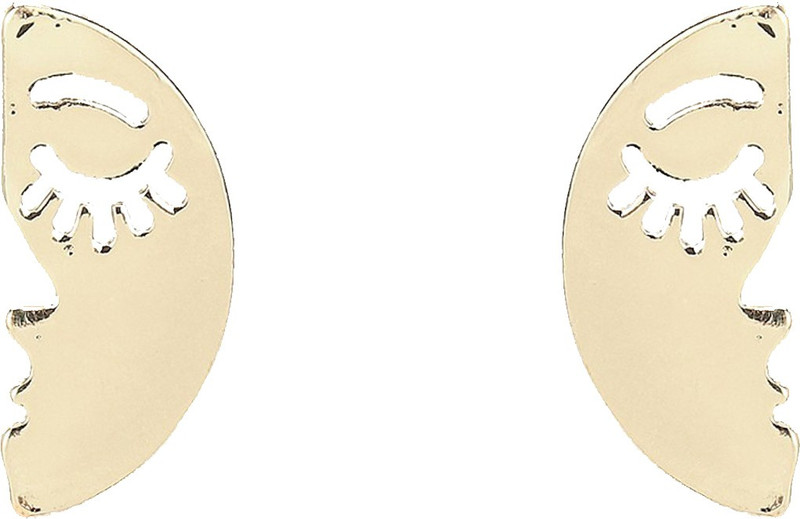 stylefiestafashion Mismatched Face Earrings Alloy Stud Earring