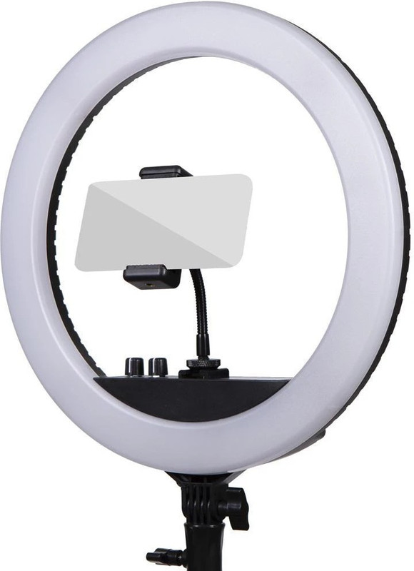 Buy Genuine 10 Inch LED Big Ring Fill Light Dimmable Compatible With Android Phones Flash(White)