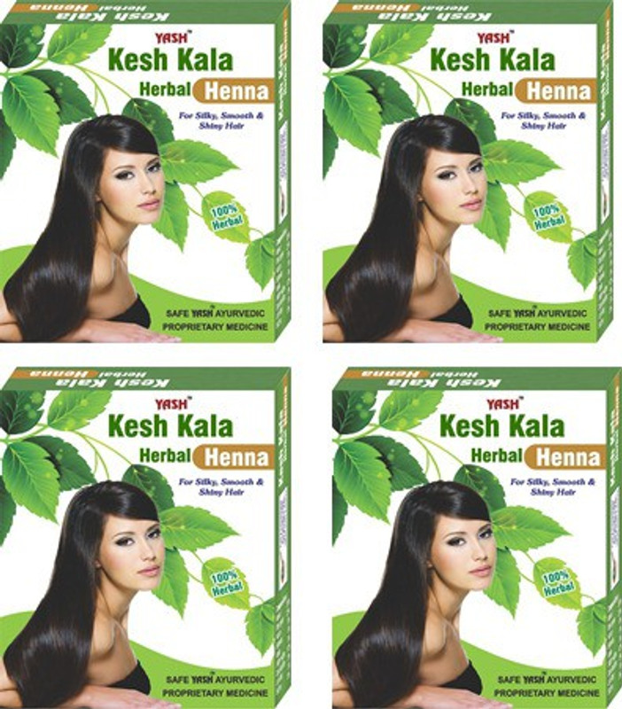 yash Kesh Kala Herbal Henna 100G PACK OF 4(400 g)