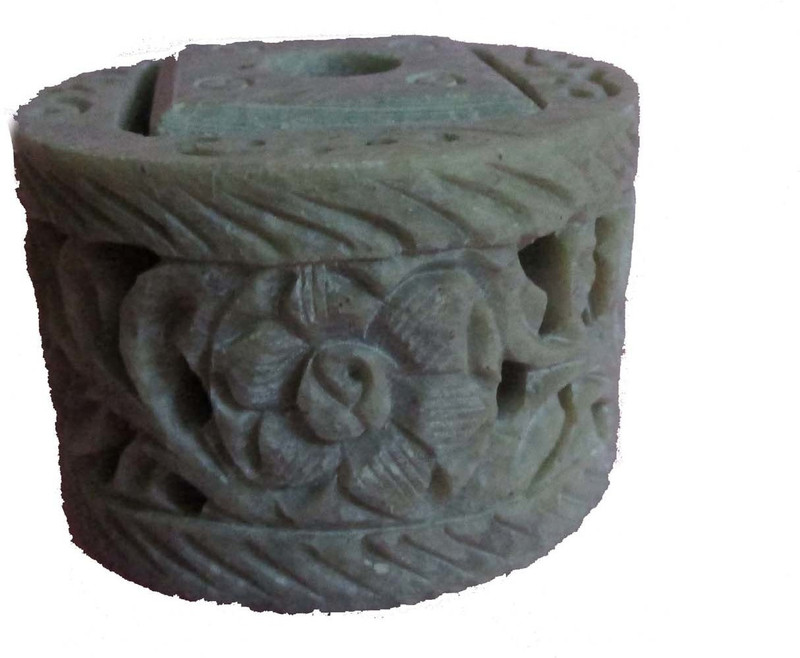 udaipuri handicraft Ash Catcher (Combination Holder for Candle, Dhoop Batti Marble Incense Holder Set(Pink)