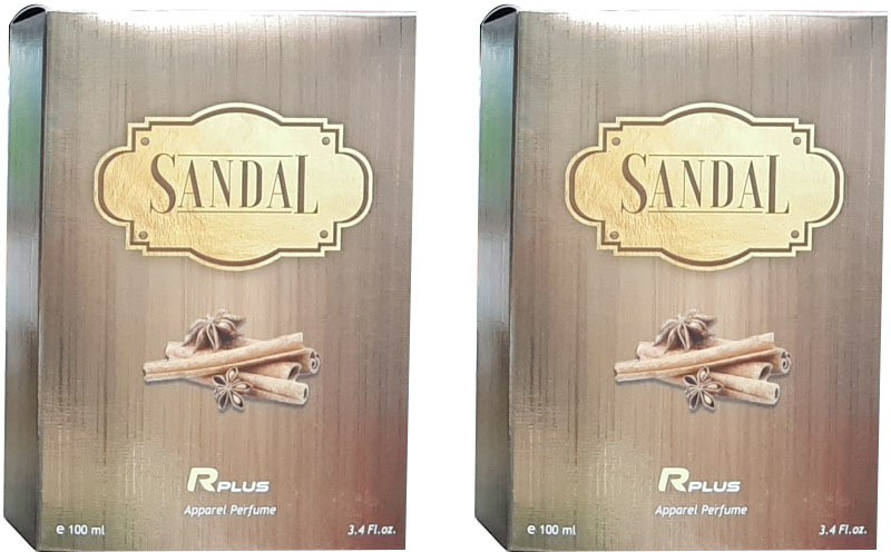 rplus SANDAL (PACK OF 2) Perfume  -  200 ml(For Men & Women)