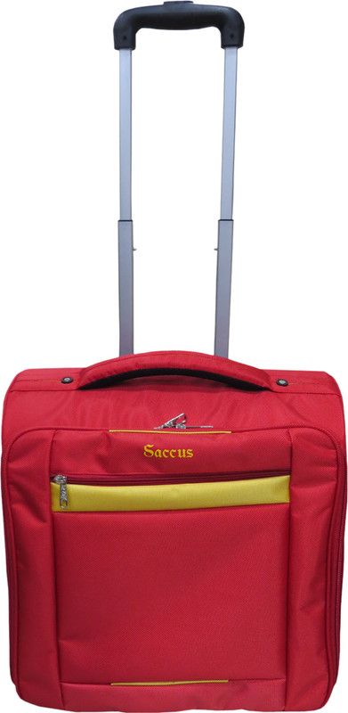 saccus Red Overnite Trolley Bag Cabin Luggage - 20 inch(Red)