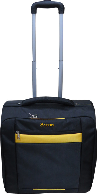saccus Navy Blue Overnite Trolley Bag Cabin Luggage - 20 inch(Blue)