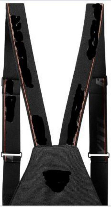 aspida Suspenders Back Support(Black)
