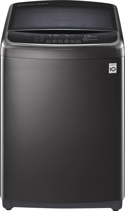 LG 12 kg Fully Automatic Top Load with In-built Heater Black(THD12STB)
