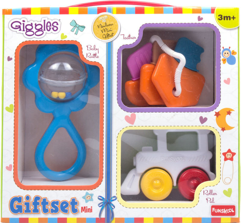Giggles GIFT SET MINI(COMBO-1)-2015 Rattle(Multicolor)
