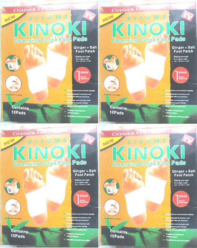 kiyome kinoki detox foot pads cleansing natural set bamboo boxes patches (400 g)(350 g)