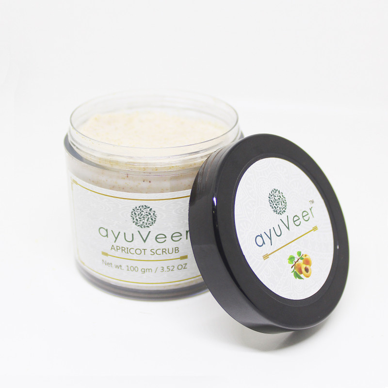 ayuveer Apricot Face and Body Scrub, 100 gm Scrub(100 g)