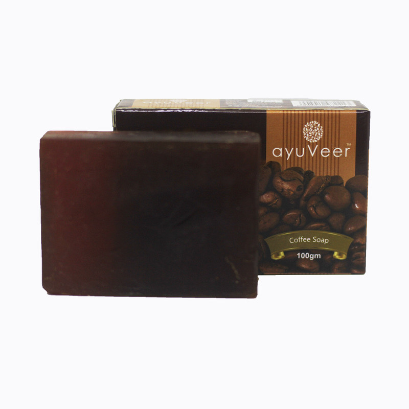 ayuveer Natural Coffee Extracts Rejuvenating Bath Soap (2 X 100gm)(2 x 100 g)