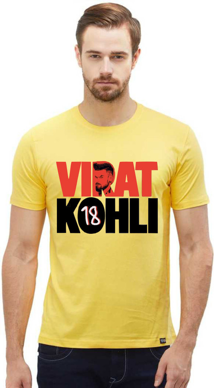 desitudes Graphic Print Men & Women Round Neck Yellow T-Shirt
