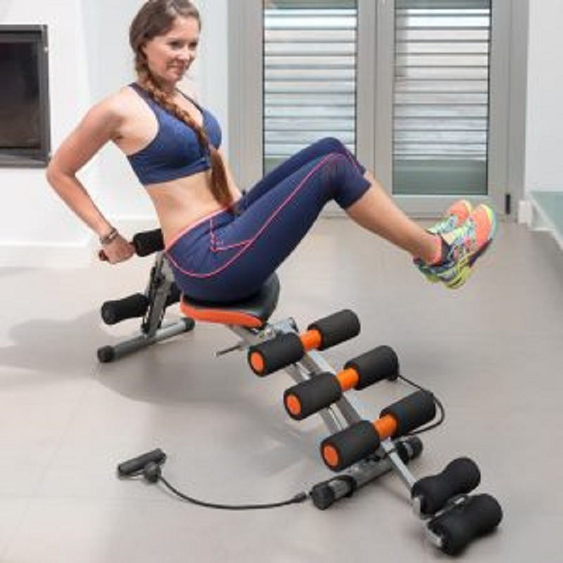 keekos six pack 6 in 1 gym abdominal Ab Exerciser(Black)