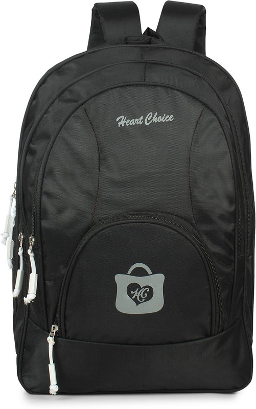 heart choice Stylish Collage and Laptop Bags 20 L Backpack(Black)