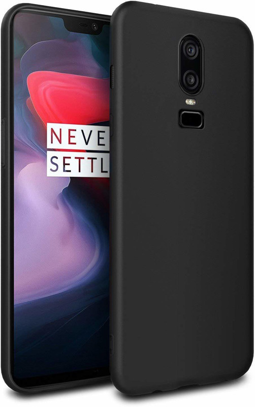 faybey Back Cover for OnePlus 6(Black, Shock Proof)