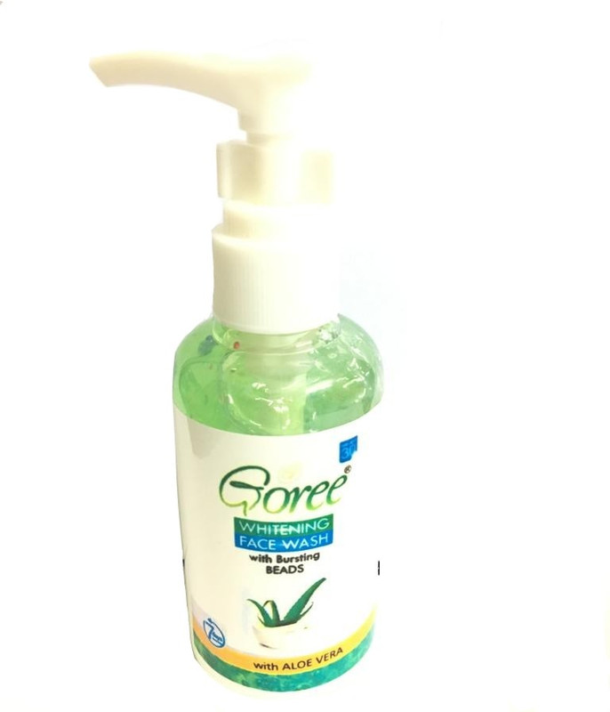 goree Whitening Face Wash with Bursting Beads (AloeVera) Face Wash(200 ml)