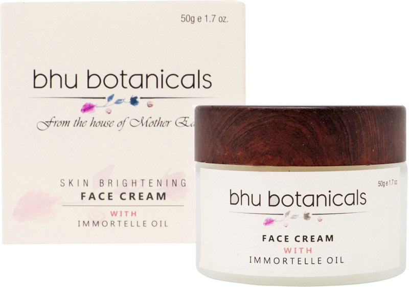 bhu botanicals Skin Brightening Face Cream, Immortelle Oil,(50 g)