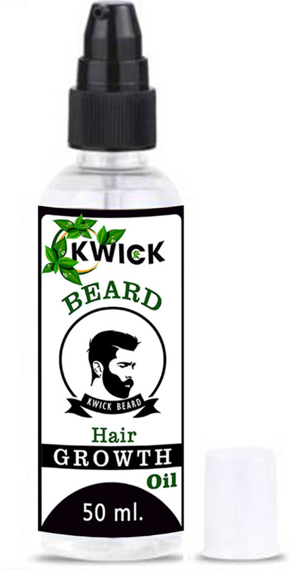 kwick Men Beard Oil Smooth and Shine Hair Growth Oil Hair Oil(50 ml)