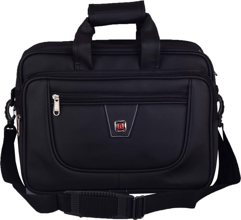 cambik 15 inch Laptop Messenger Bag(Black)