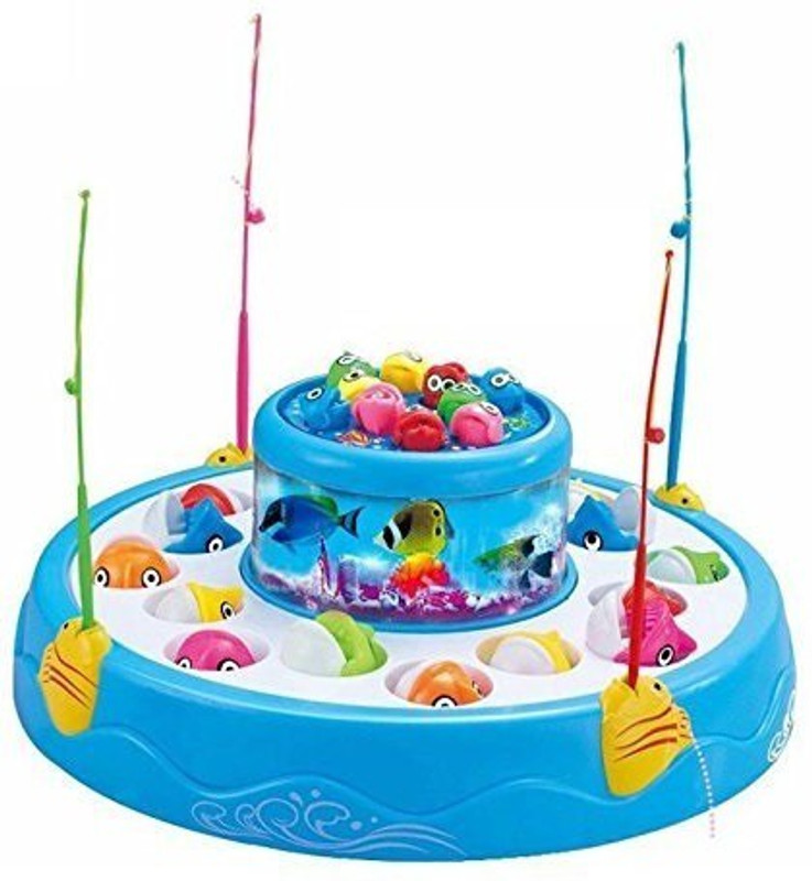 jmv Fish Catching Game Big with Includes Music and Lights