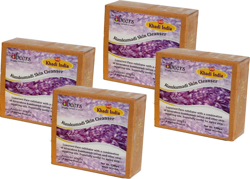 khadi abeers Skin Cleanser Soap(4 x 120 g)