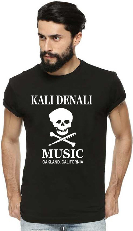 printcorners Printed Men Round Neck Black T-Shirt