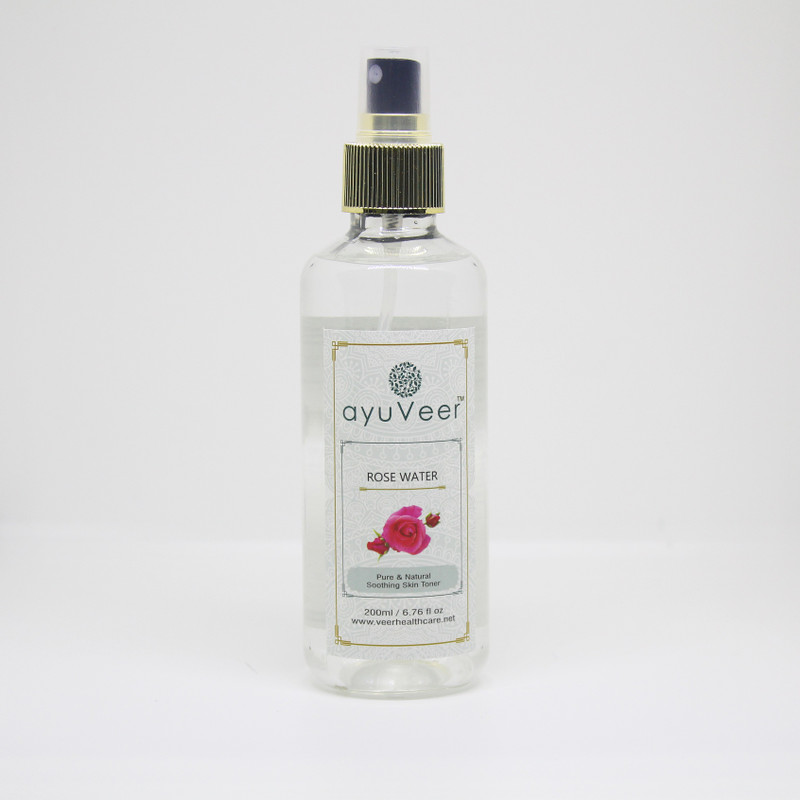 ayuveer Pure and Natural Rose Water 200ml(200 ml)