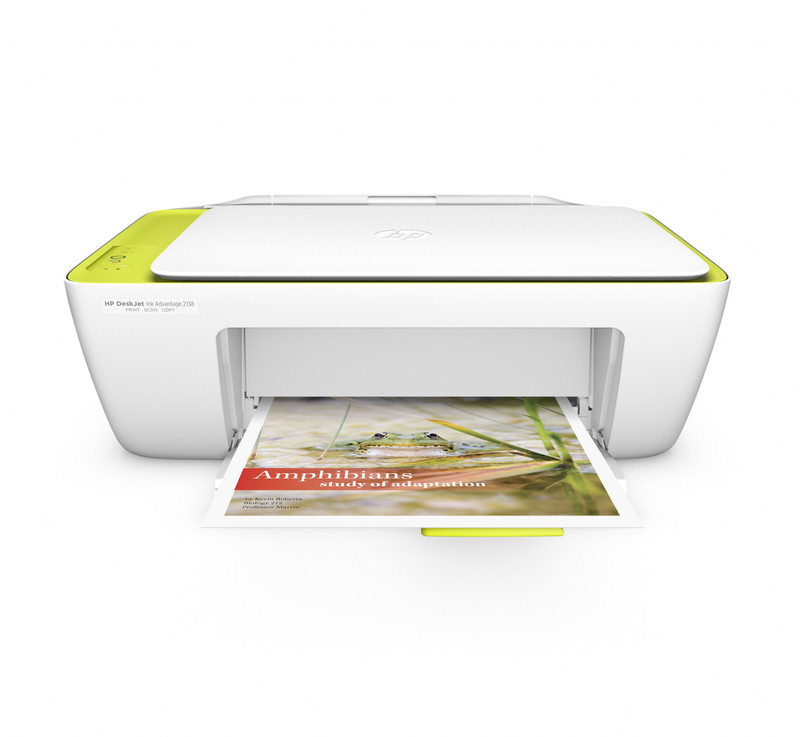 HP DeskJet Ink Advantage 2138 Multi-function Color Inkjet Printer(Ink Cartridge)
