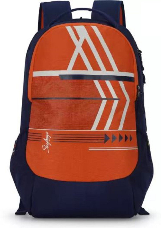 skybags crew 4 laptop backpack grey 34 l laptop backpack