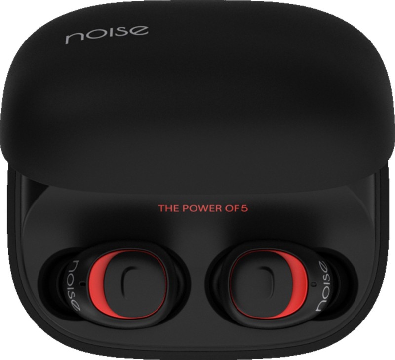 Noise Shots X5 Charge True Wireless Bluetooth Headset with Mic(Hot Black, In the Ear)