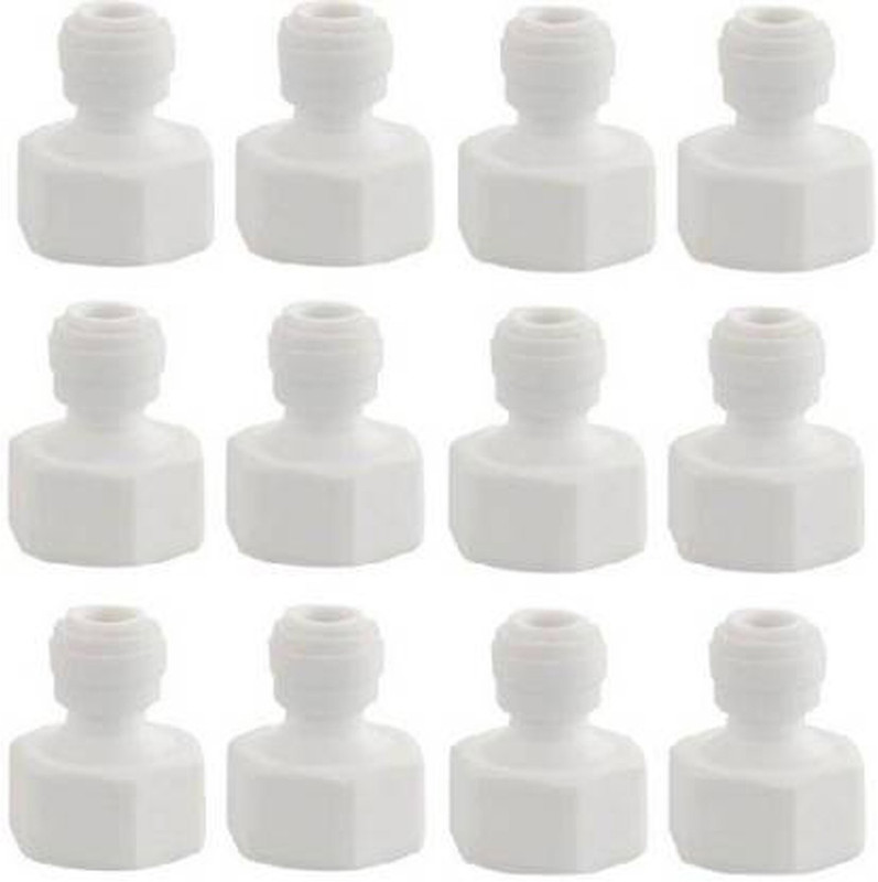 linga enterprises RO Elbows Connectors Direct Inlet Female .Thread RO Water Purifier Filters(pack of 12) Hose Connector