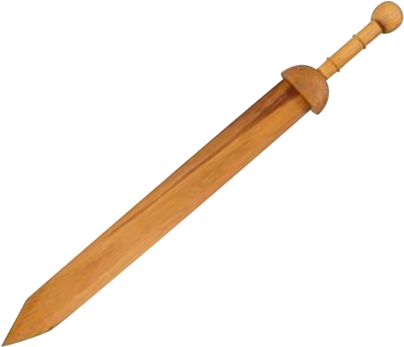 paramount handicrafts Wooden Roman Sword(Brown)