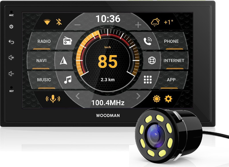 Woodman Neo2 7" HD Touch Screen (IPS Glass) Android 8.1 Car Stereo Double Din Car Stereo(Double Din)