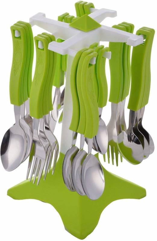 speack OR_56 SW Plastic Cutlery Set(Pack of 24)