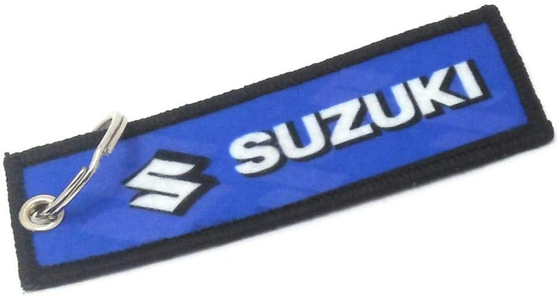 suzuki Keychain Double Side Logo Fabric Key Chain